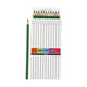 Crayons de couleur triangulaire - vert, 12e.