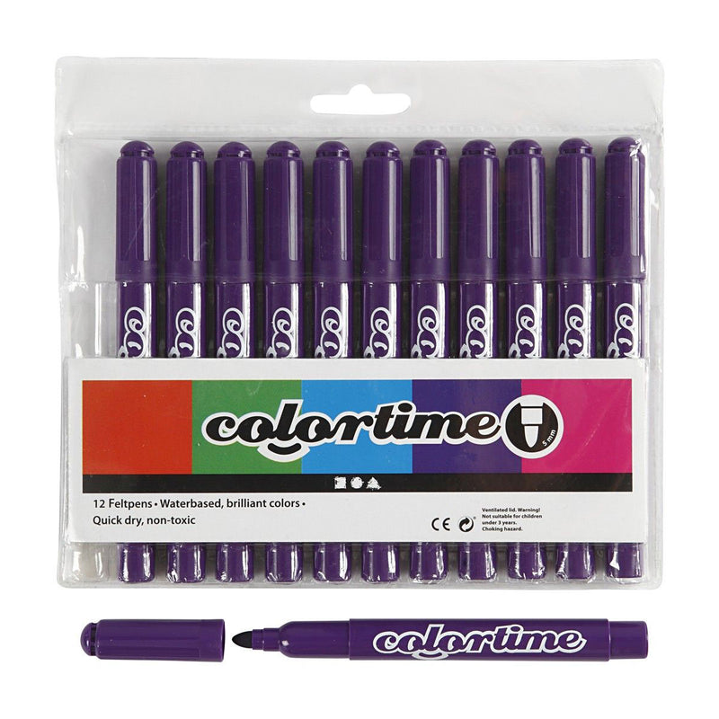 Marqueurs jumbo violets, 12e.