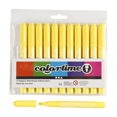 Creativ Company Citro -yellow marqueurs, 12e.