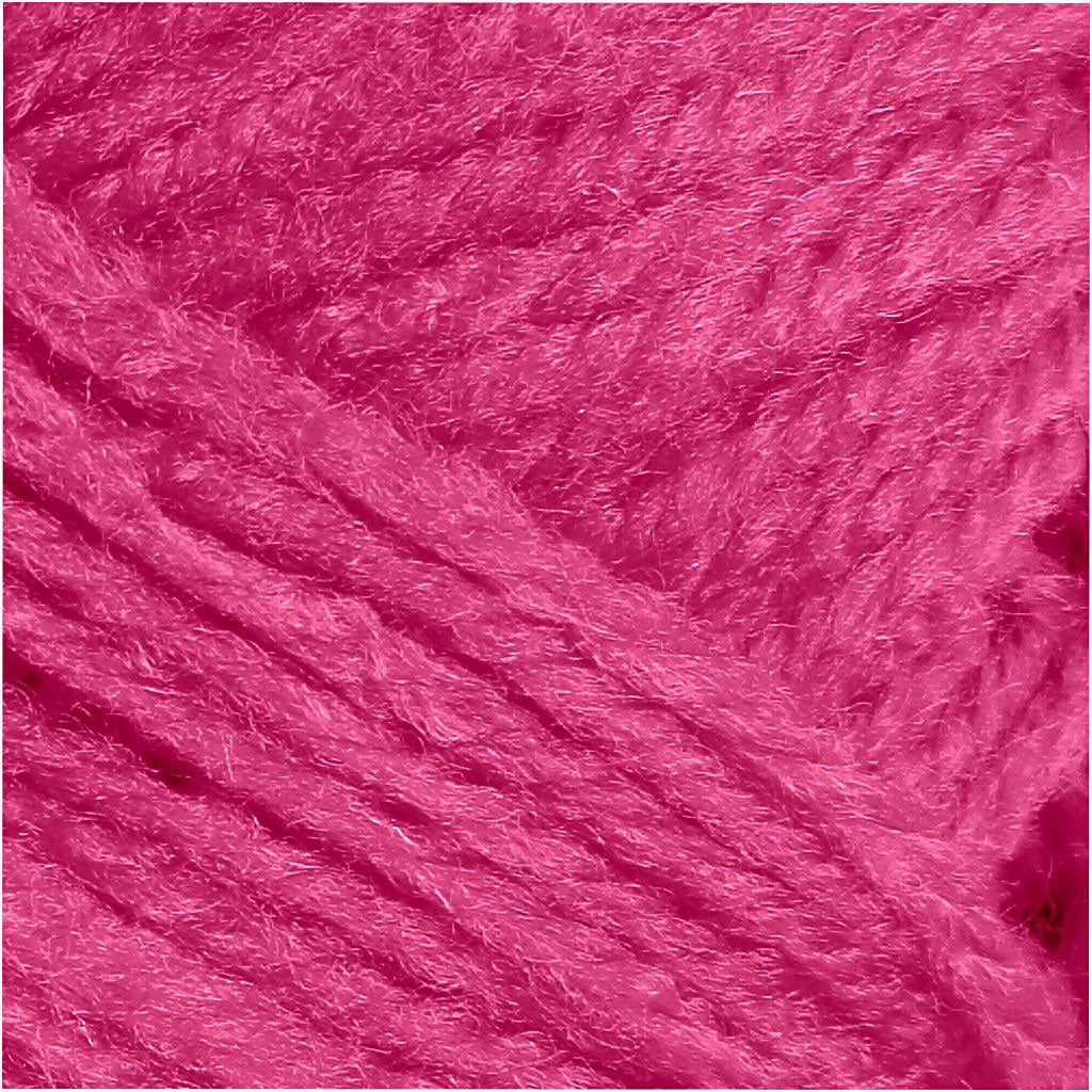 Fil acrylique Neon - Neon Pink, 50gr