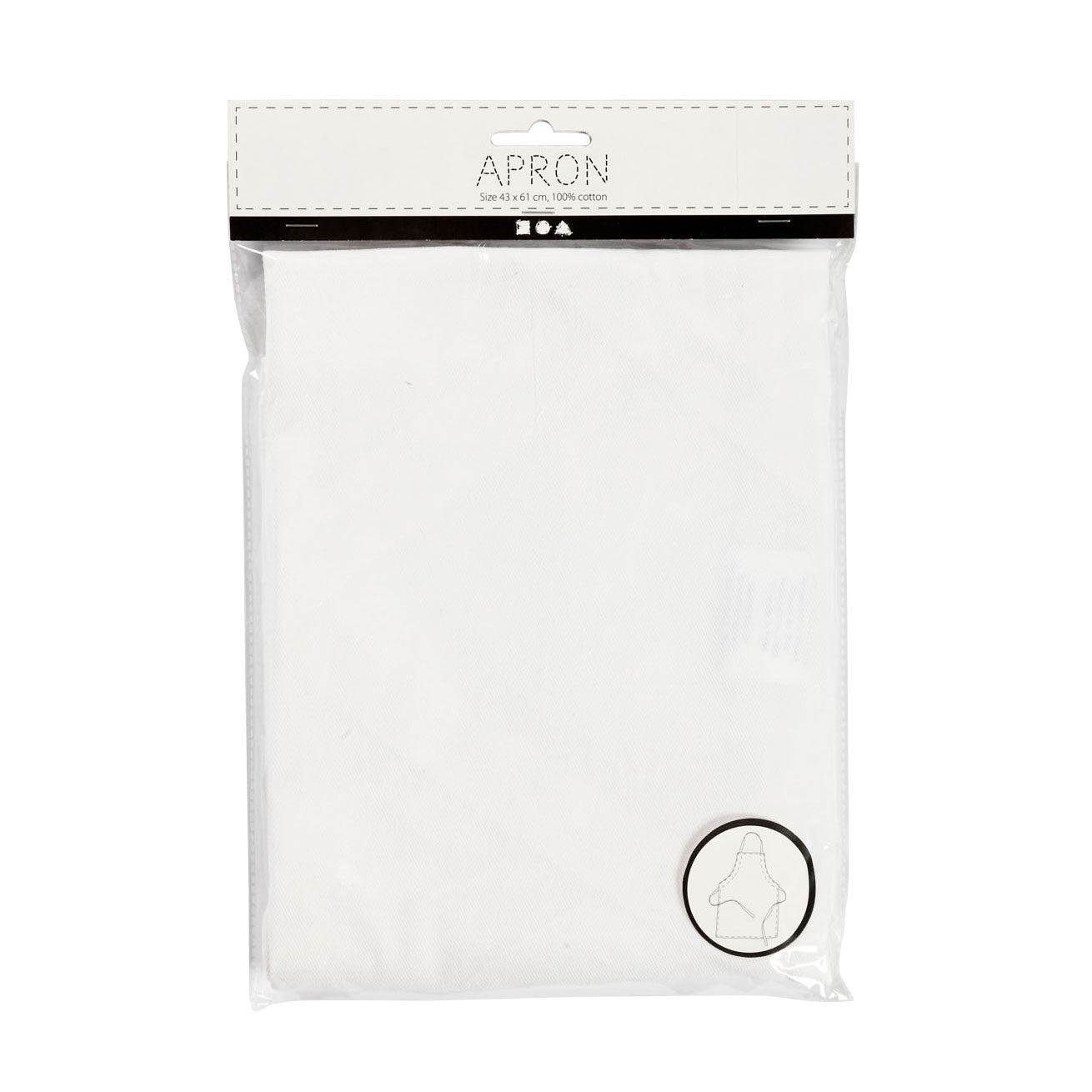 Tablier de coton de la compagnie Creativ