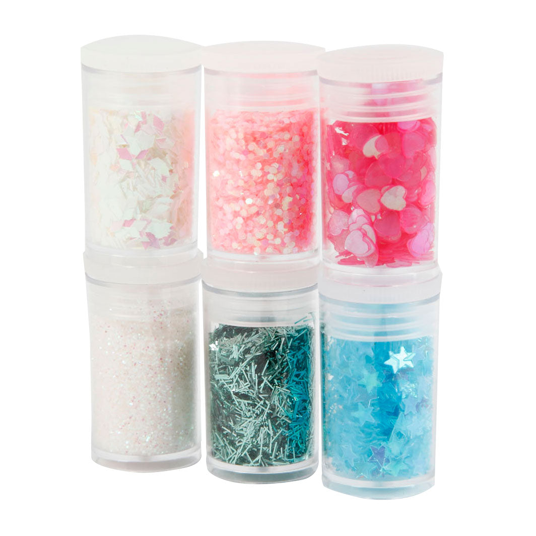 Paillettes et paillettes, 6x5 grammes