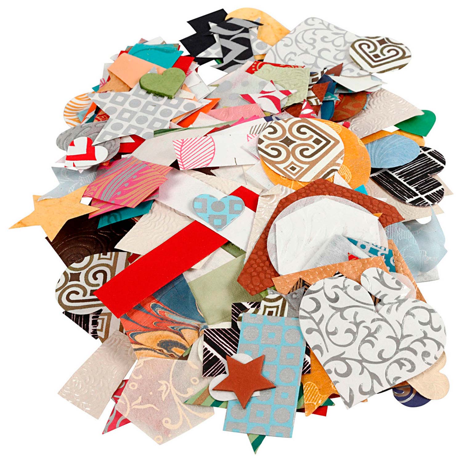 Formes de papier fait à la main, 100gr.