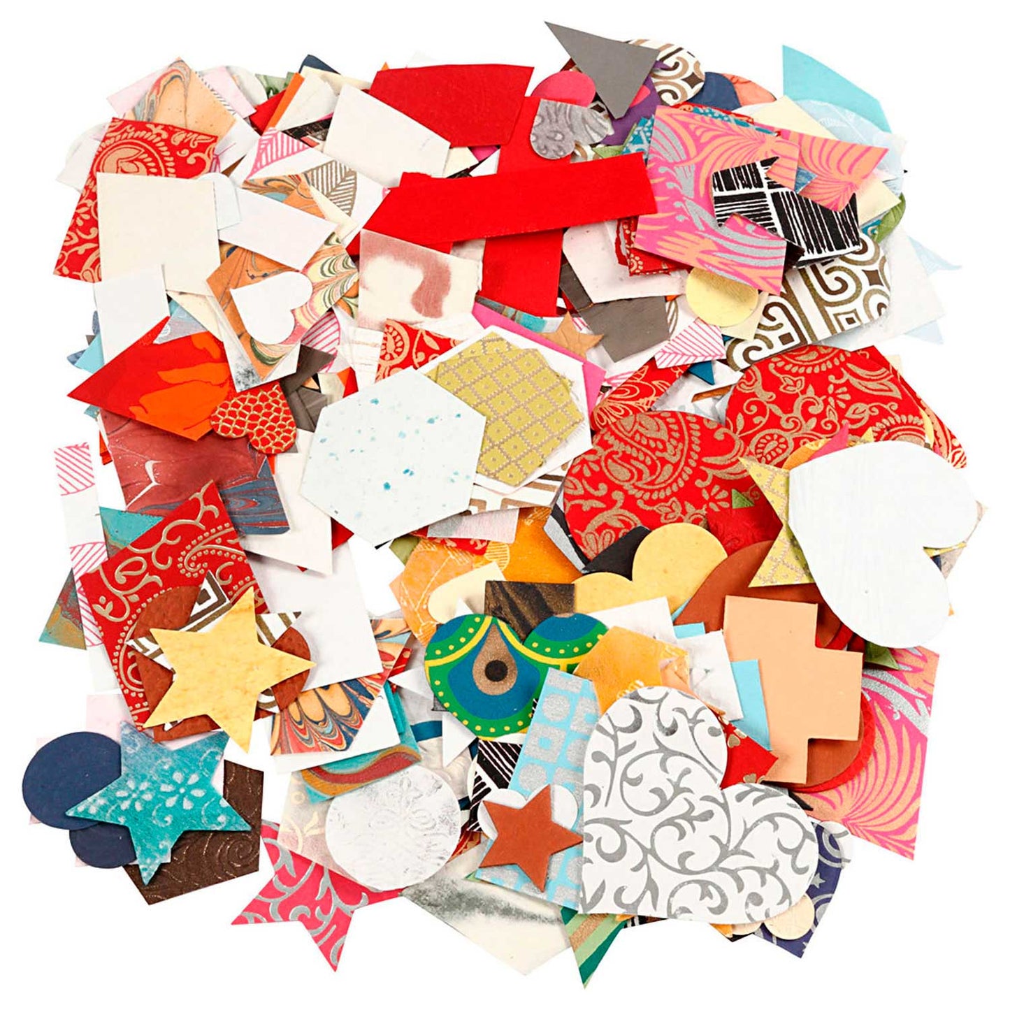 Formes de papier fait à la main, 100gr.