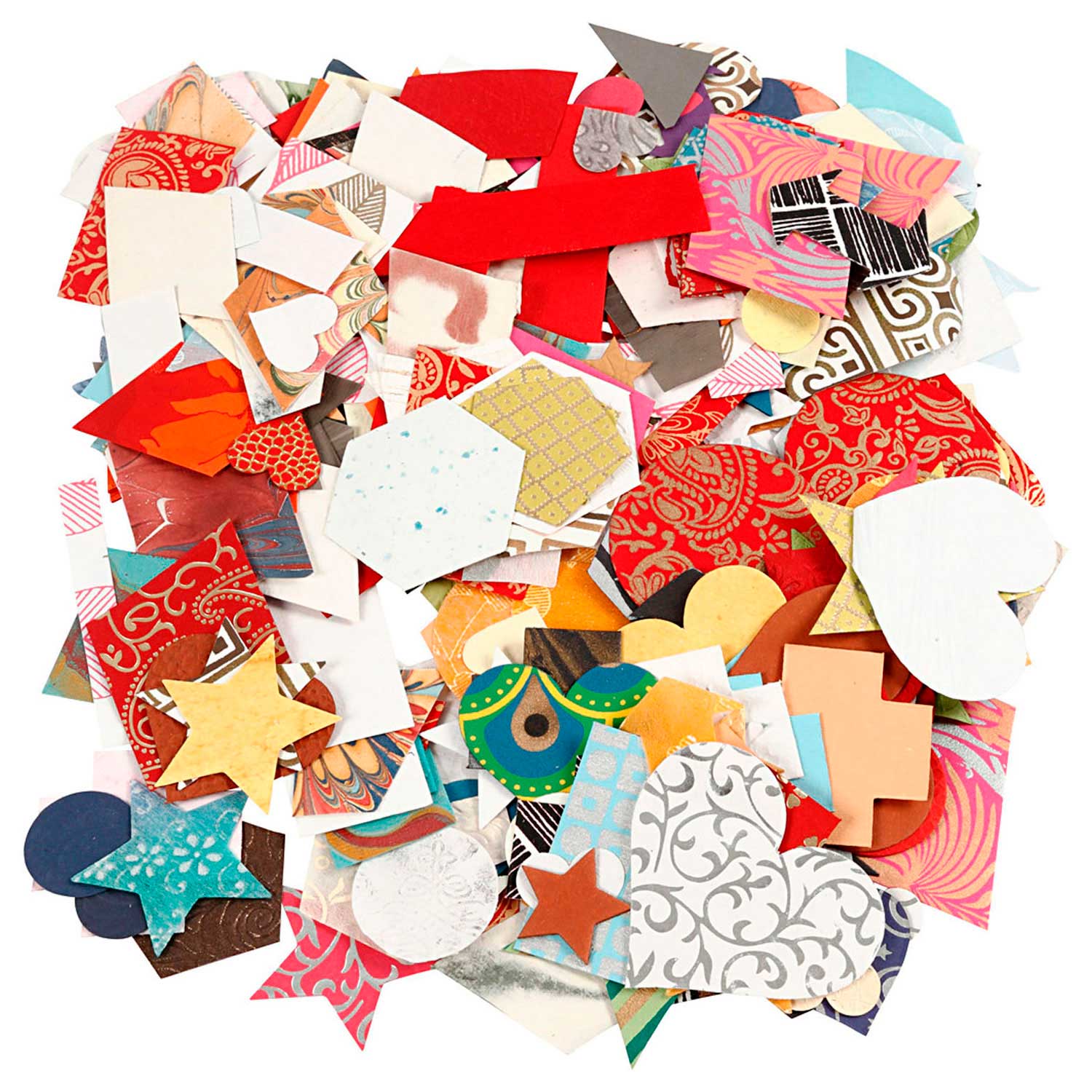 Formes de papier fait à la main, 100gr.