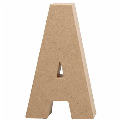 Lettre Papier -maché - A, 20,5 cm