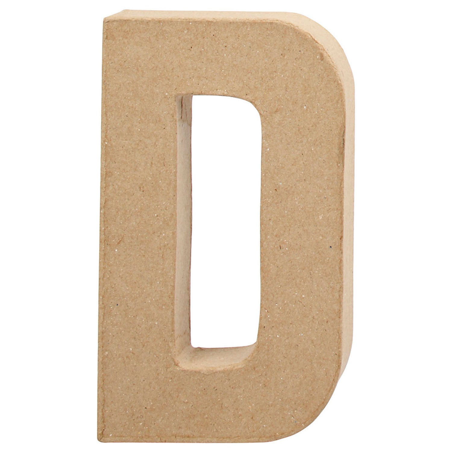 Lettre Papier -Maché - D, 20,5 cm