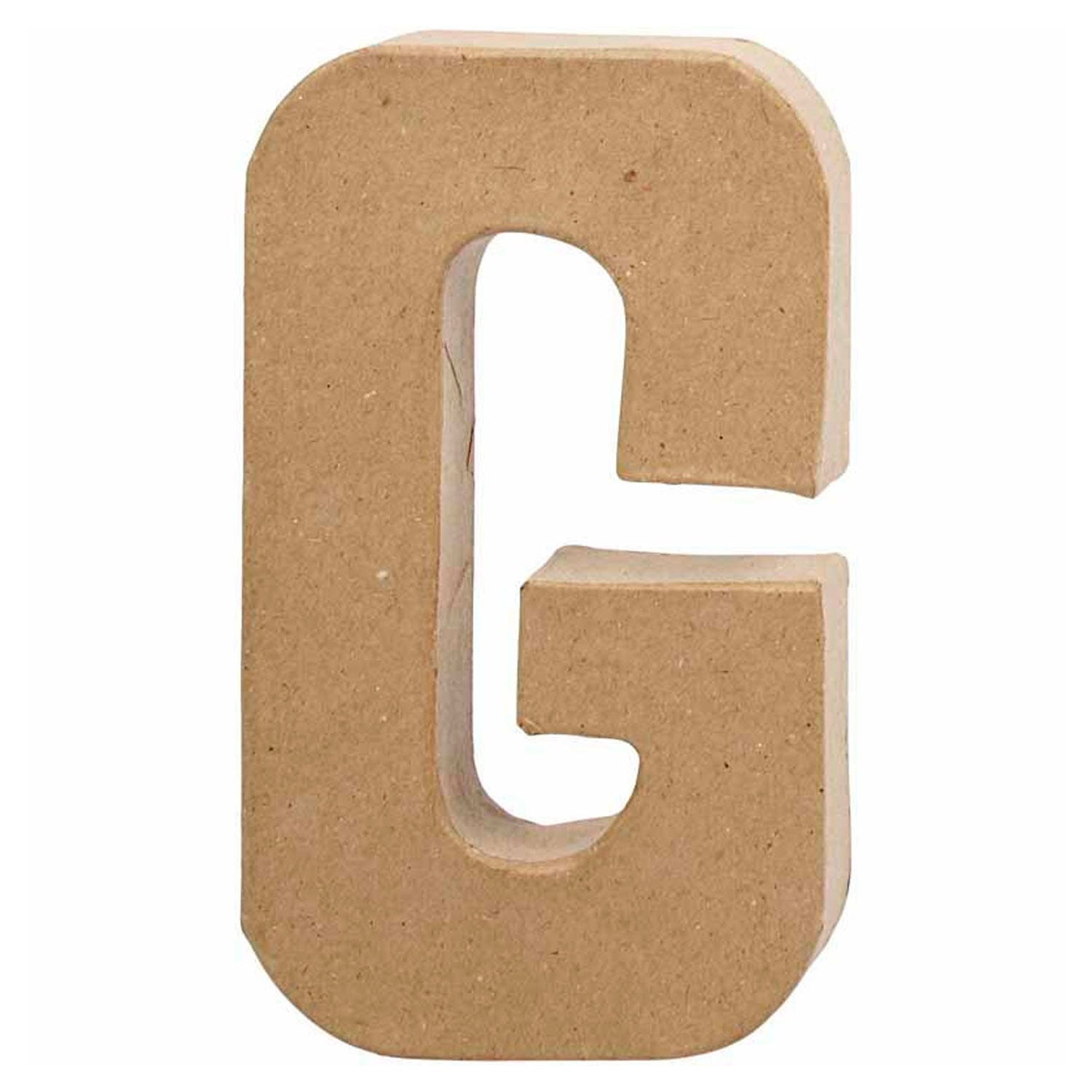 Lettre Papier -maché - G, 20,5 cm
