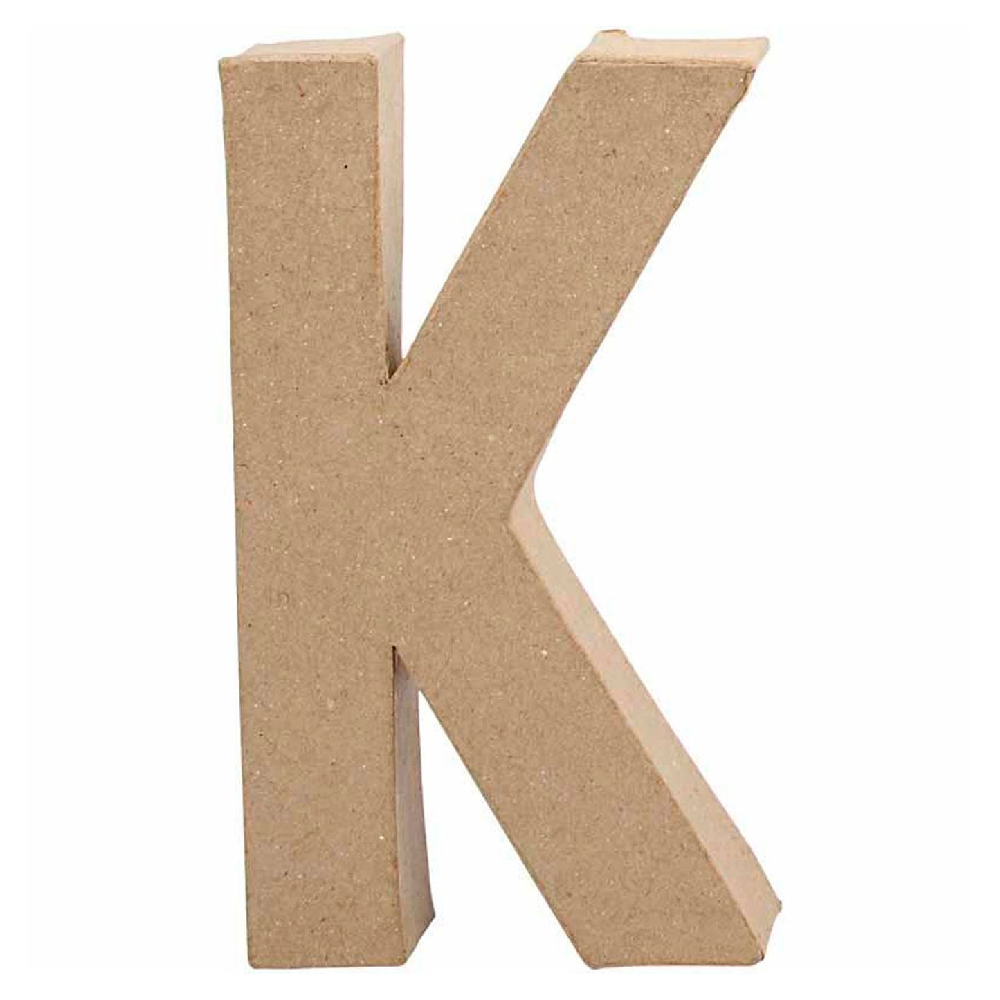 Lettre Papier -Maché - K, 20,5 cm
