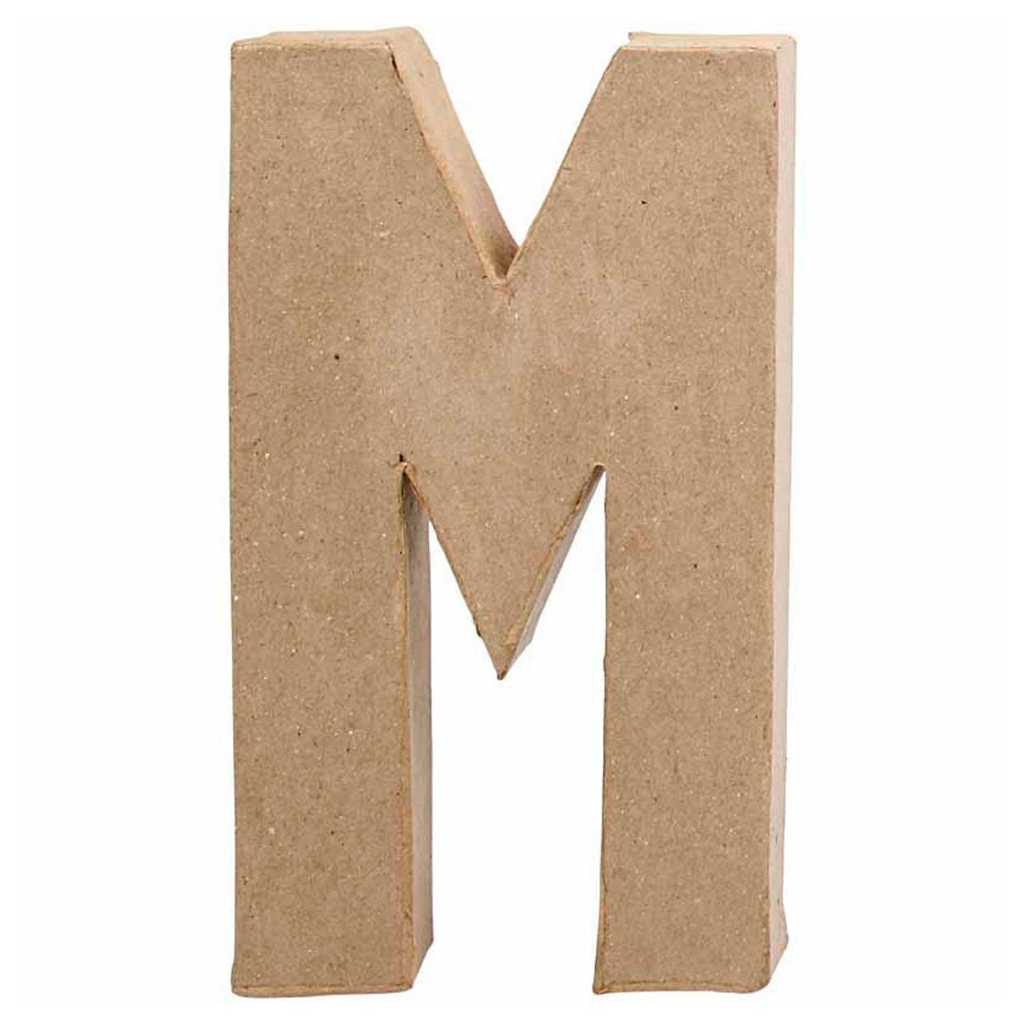 Lettre Papier -Maché - M, 20,5 cm