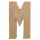 Lettre Papier -Maché - M, 20,5 cm