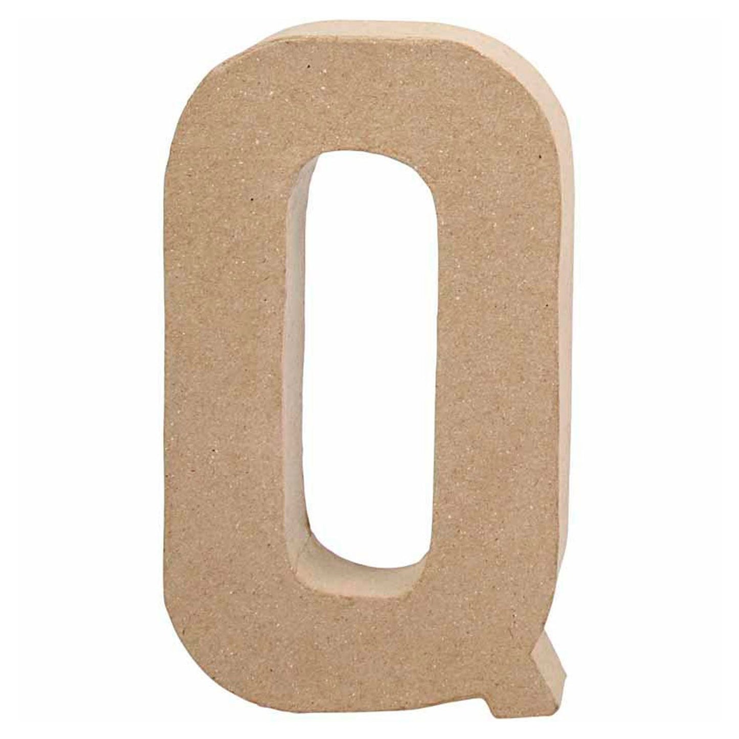 Lettre Papier -Maché - Q, 20,5 cm