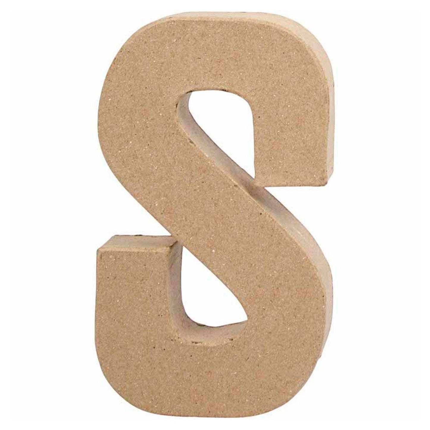 Lettre Papier -Maché - S, 20,5 cm
