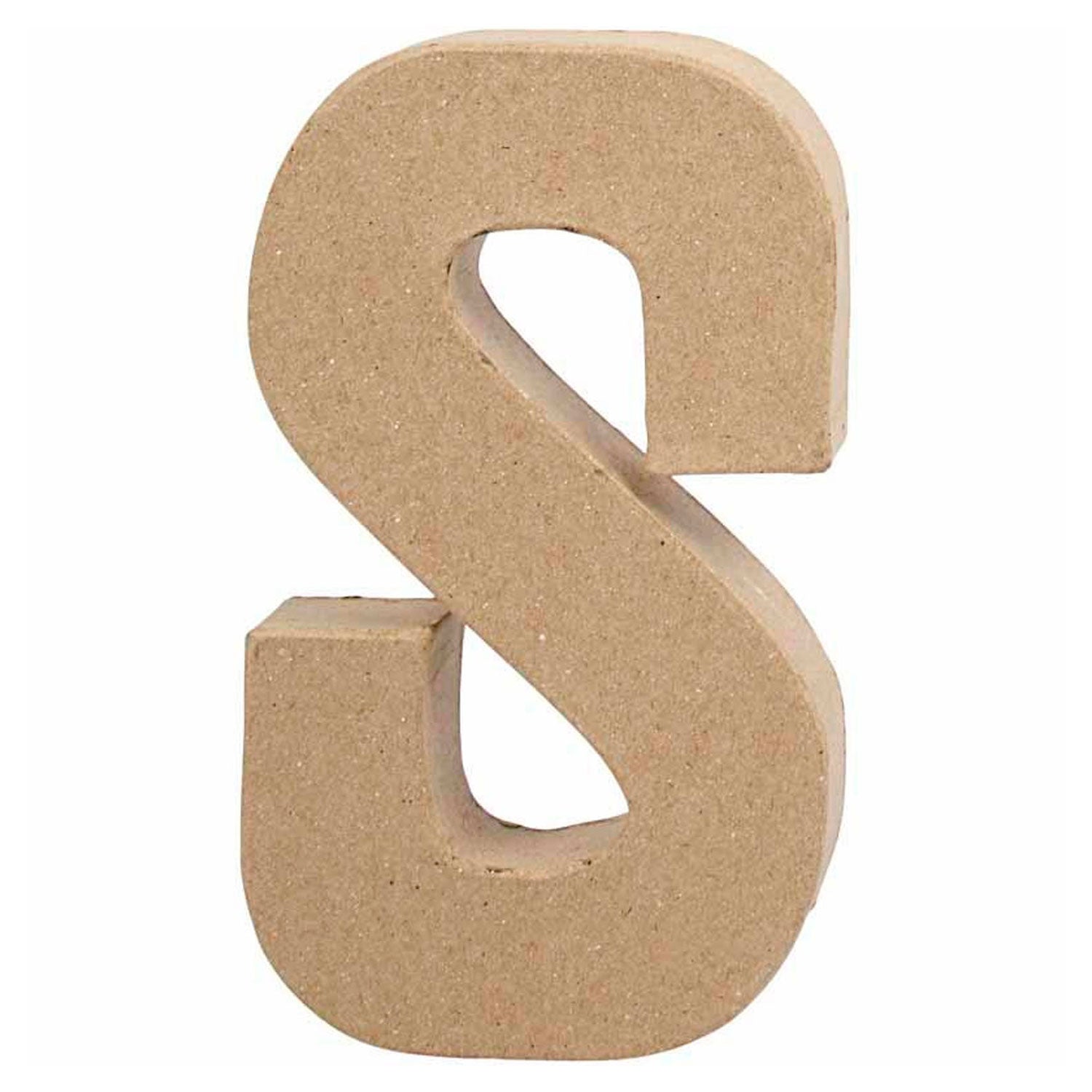 Lettre Papier -Maché - S, 20,5 cm