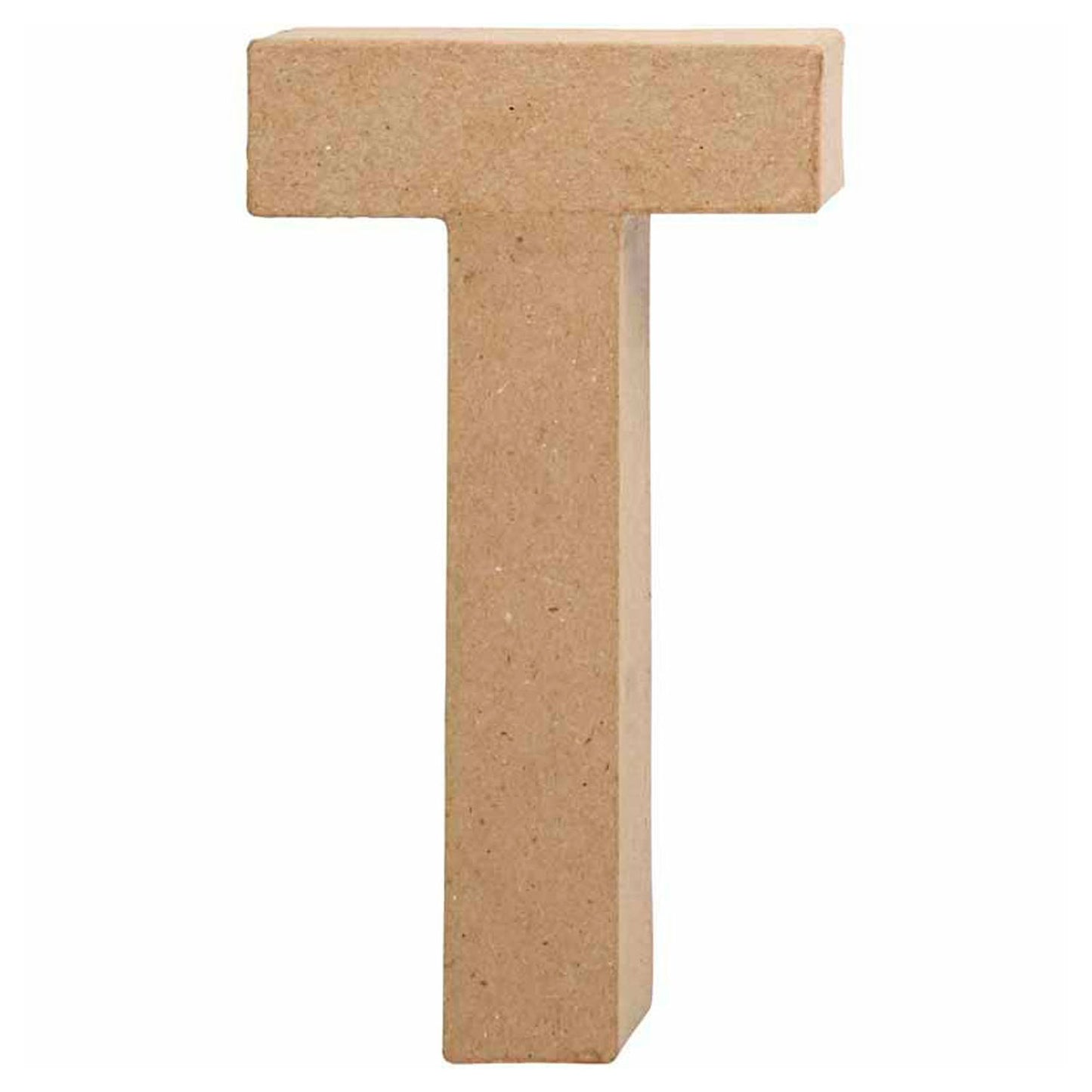 Lettre Papier -Maché - T, 20,5 cm