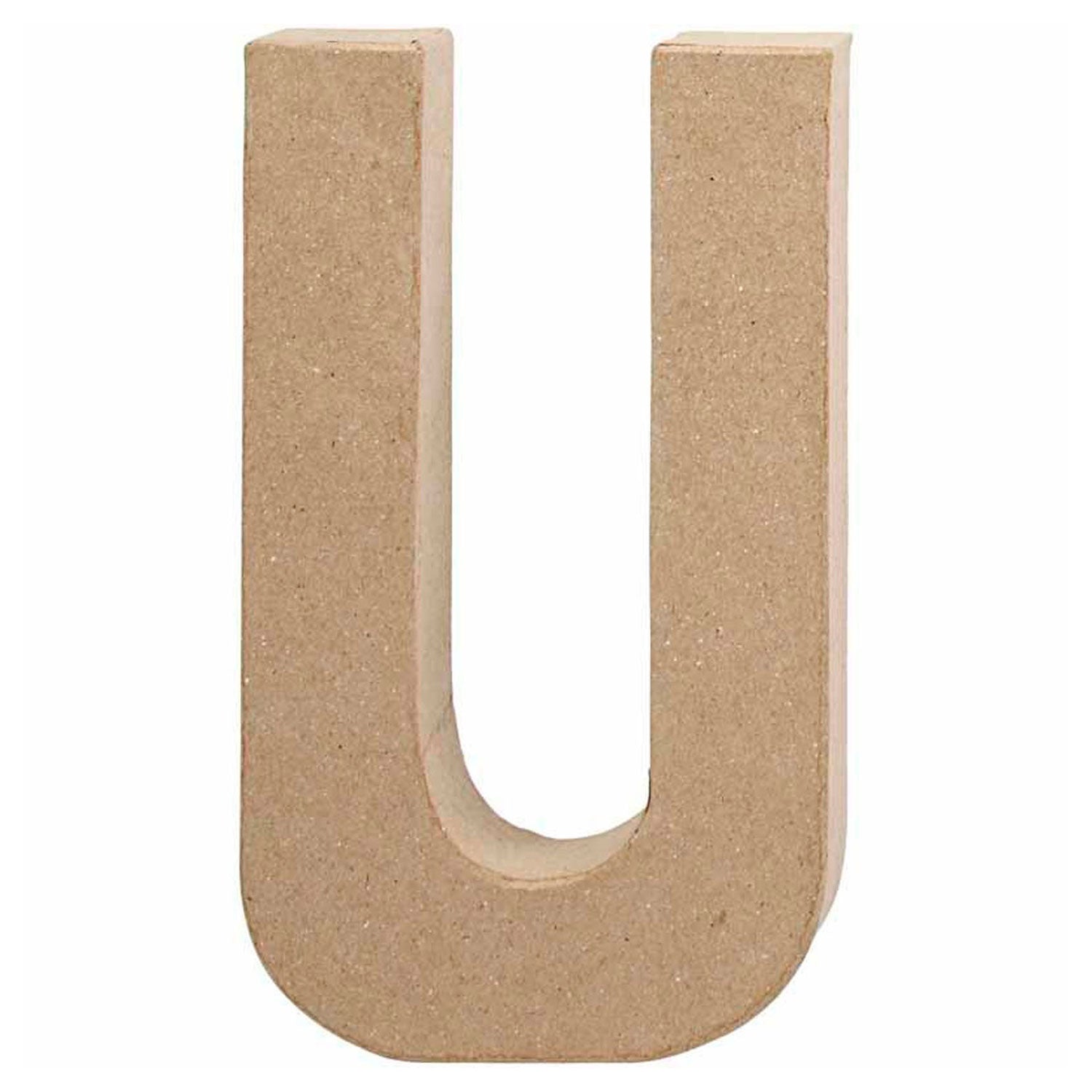 Creativ Company Letter Papier-Maché U, 20,5 cm