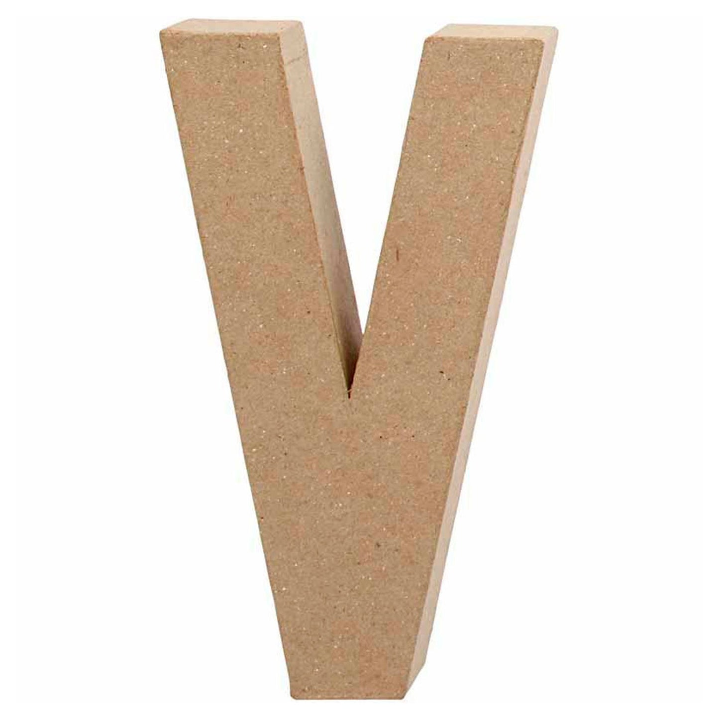 Lettre Papier -Maché - V, 20,5 cm