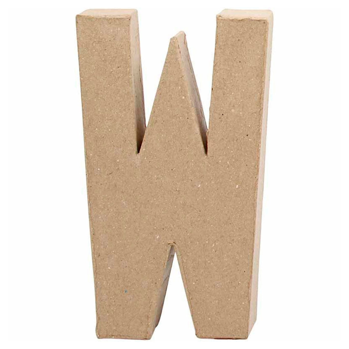 Lettre Papier -Maché - W, 20,5 cm