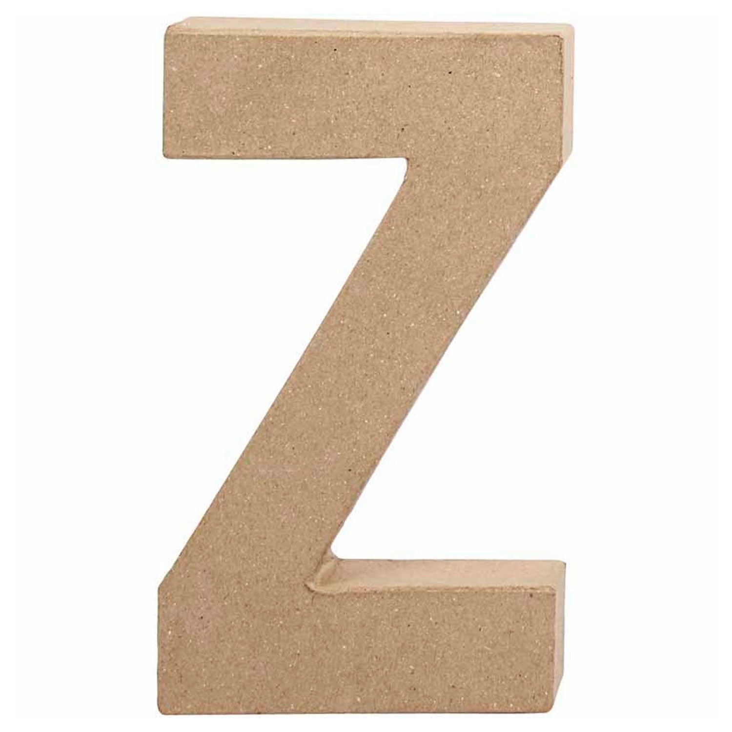 Lettre Papier -maché - Z, 20,5 cm