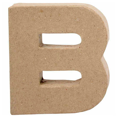 Lettre Papier -maché - B, 10cm