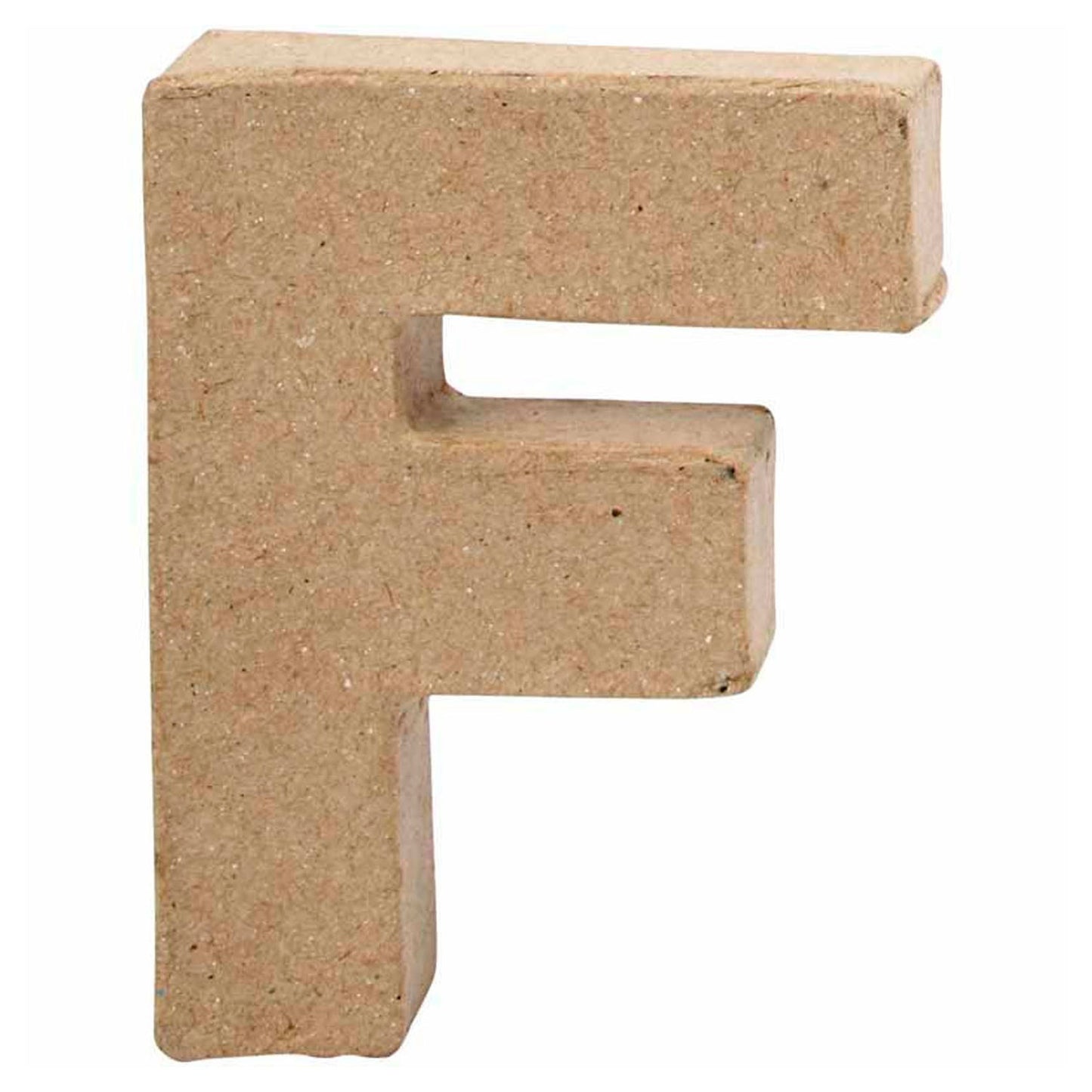 Lettre Papier -maché - F, 10cm