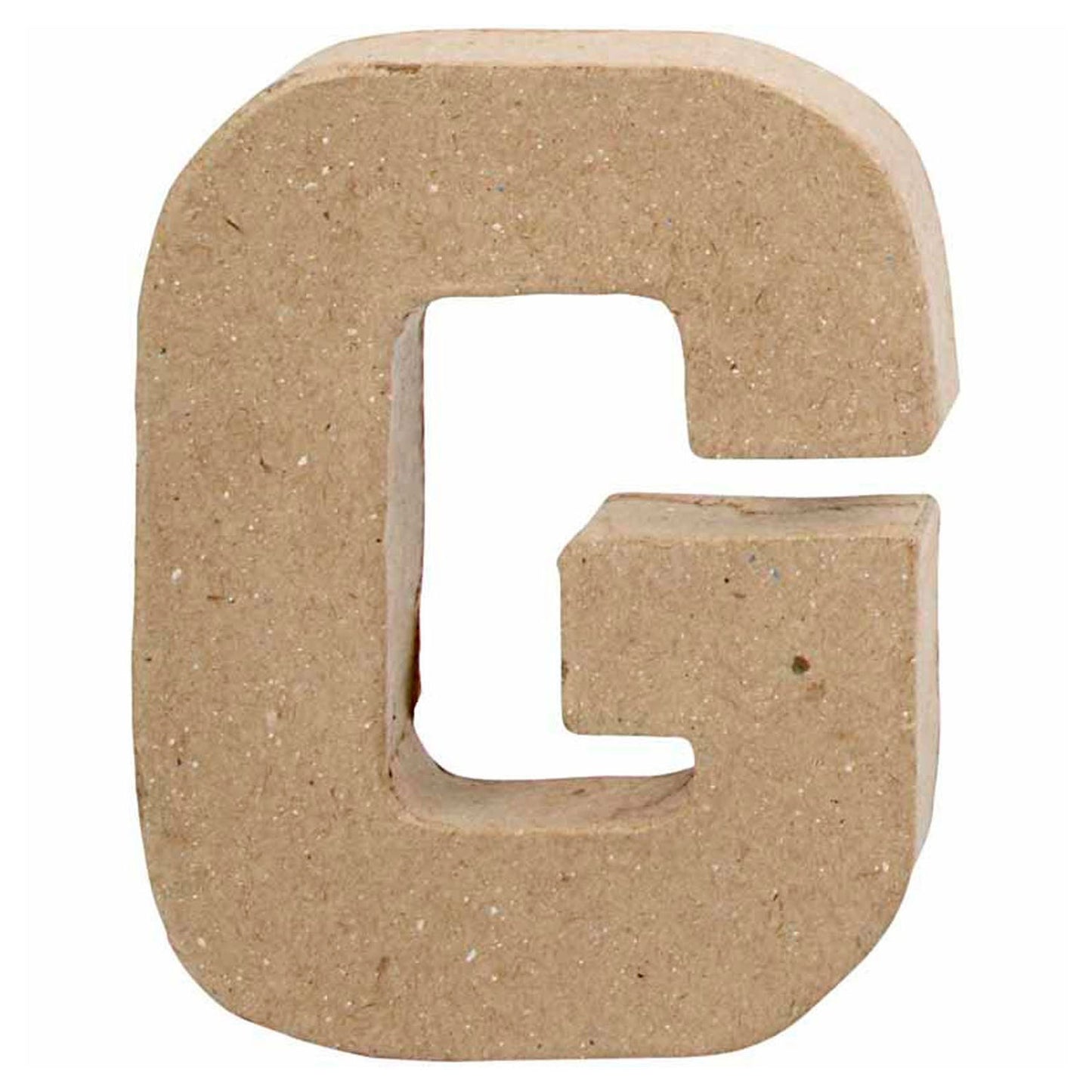 Lettre Papier -maché - G, 10cm