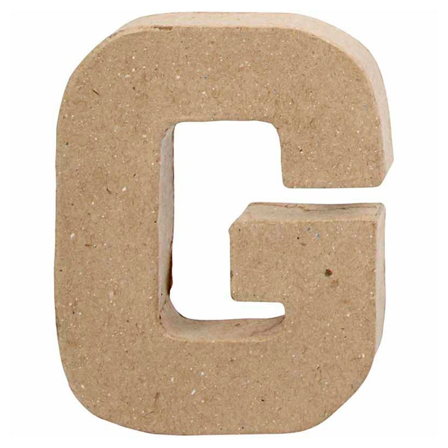 Lettre Papier -maché - G, 10cm
