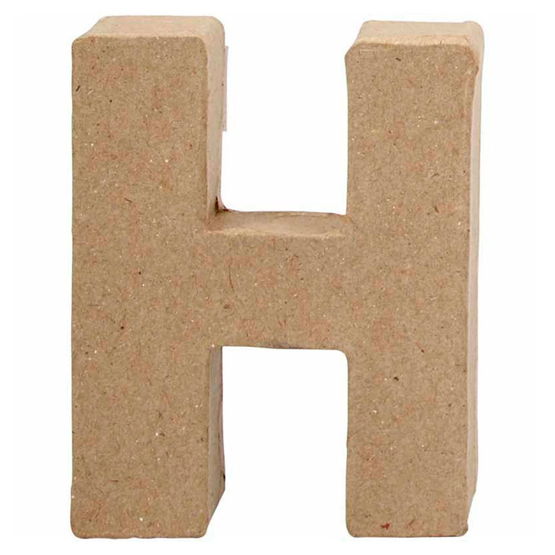 Lettre Papier -maché - H, 10cm