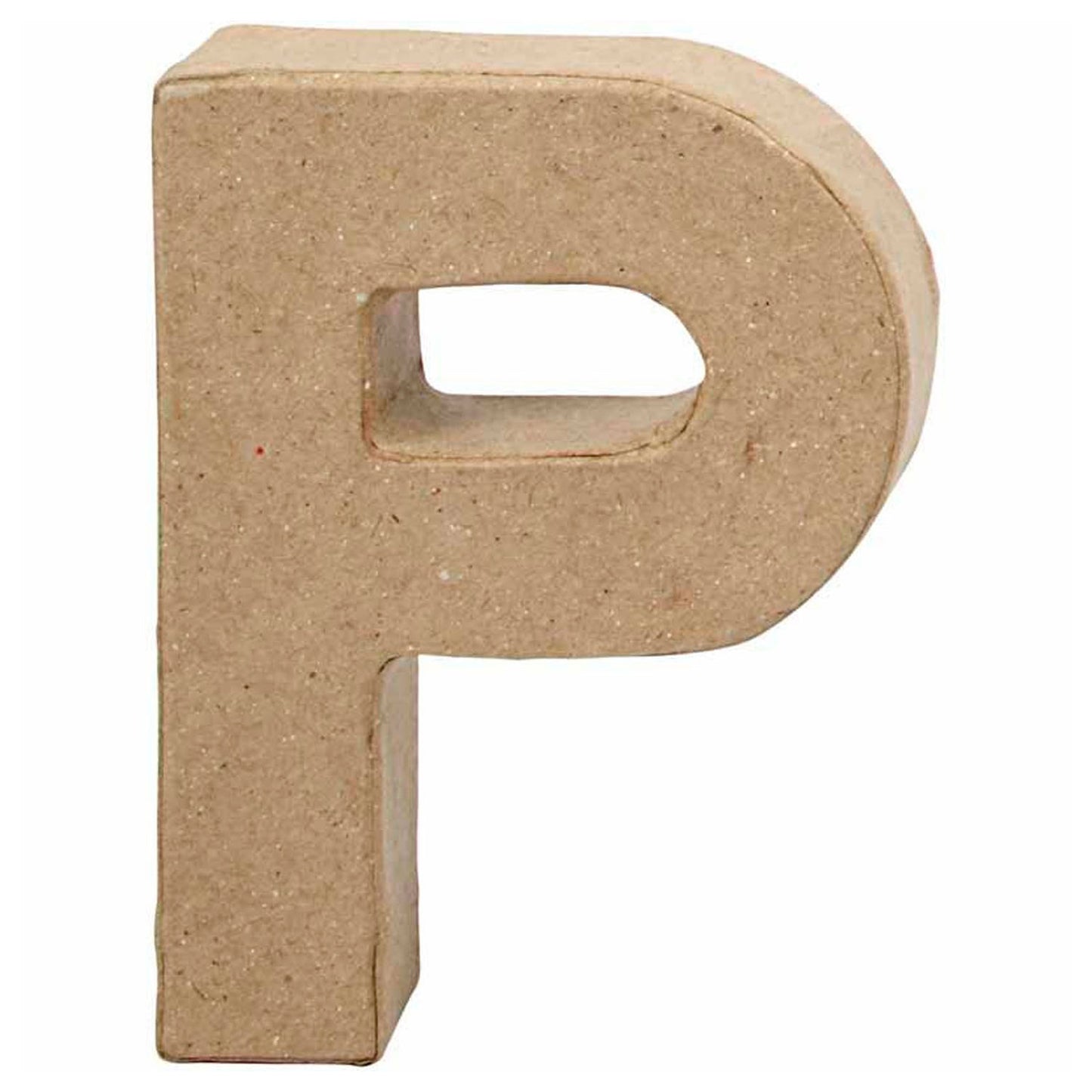 Lettre Papier -maché - P, 10cm