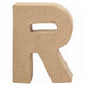 Lettre Papier -maché - R, 10cm
