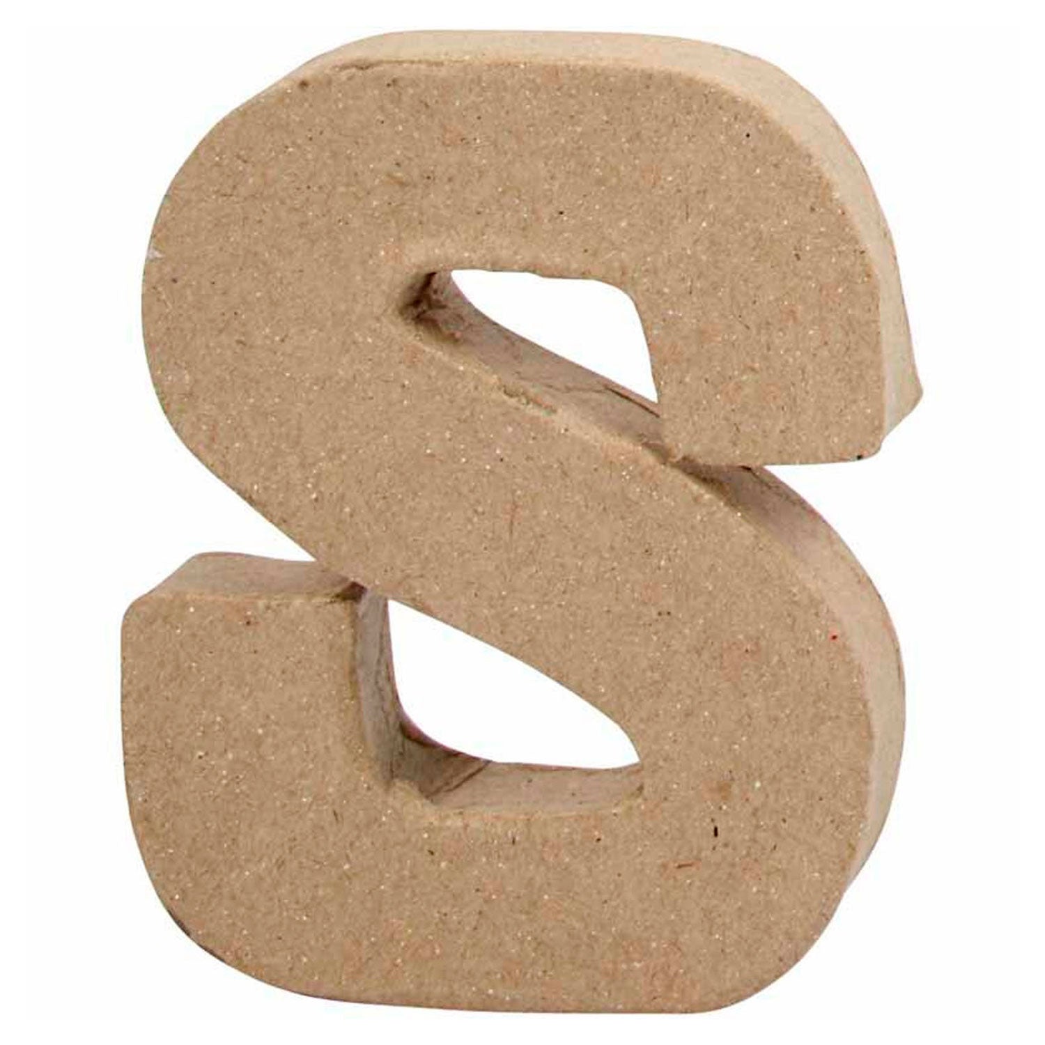 Lettre Papier -maché - S, 10cm
