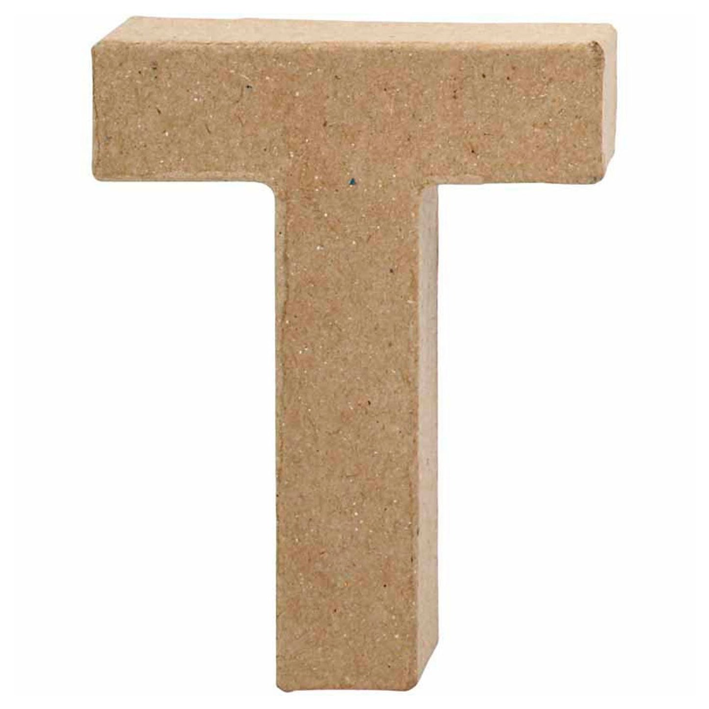 Creativ Company Lettre Papier mâché T, 10cm