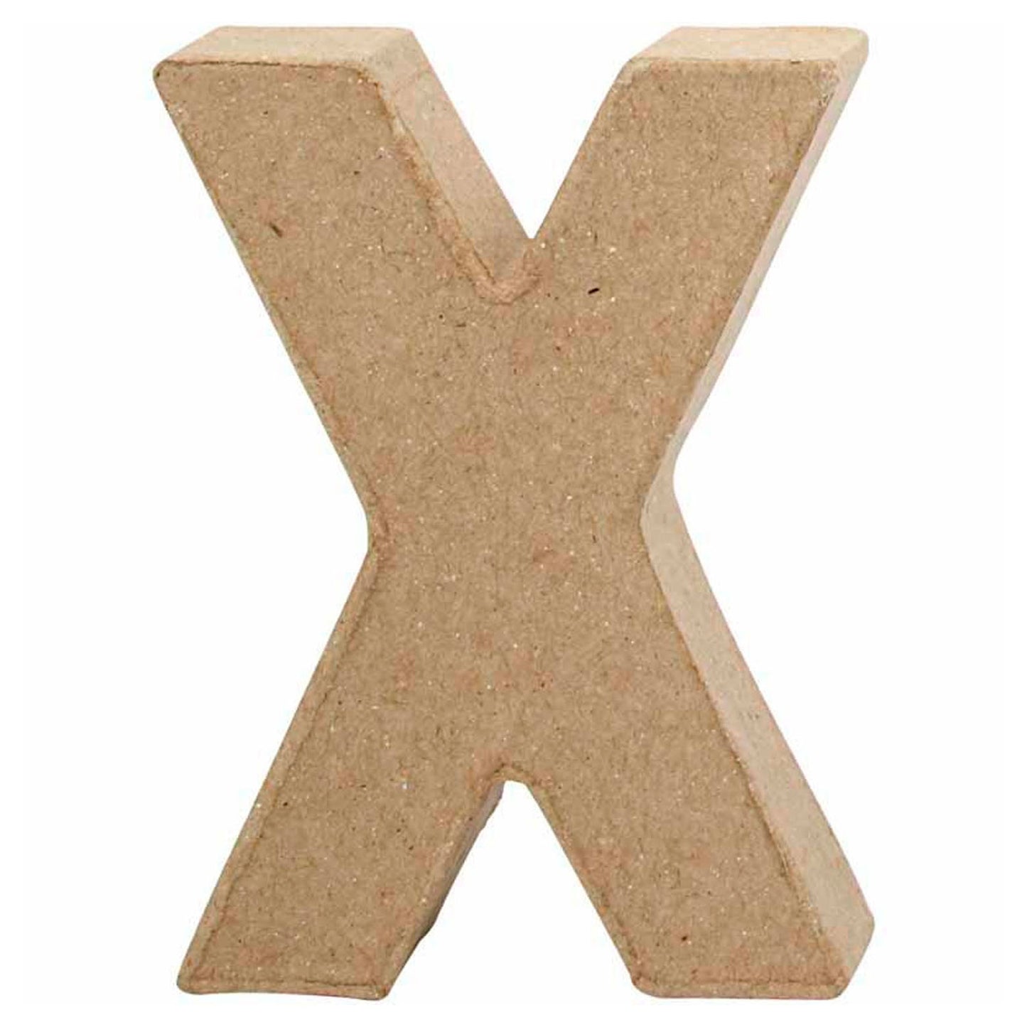 Lettre Papier -maché - X, 10cm