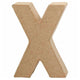 Lettre Papier -maché - X, 10cm