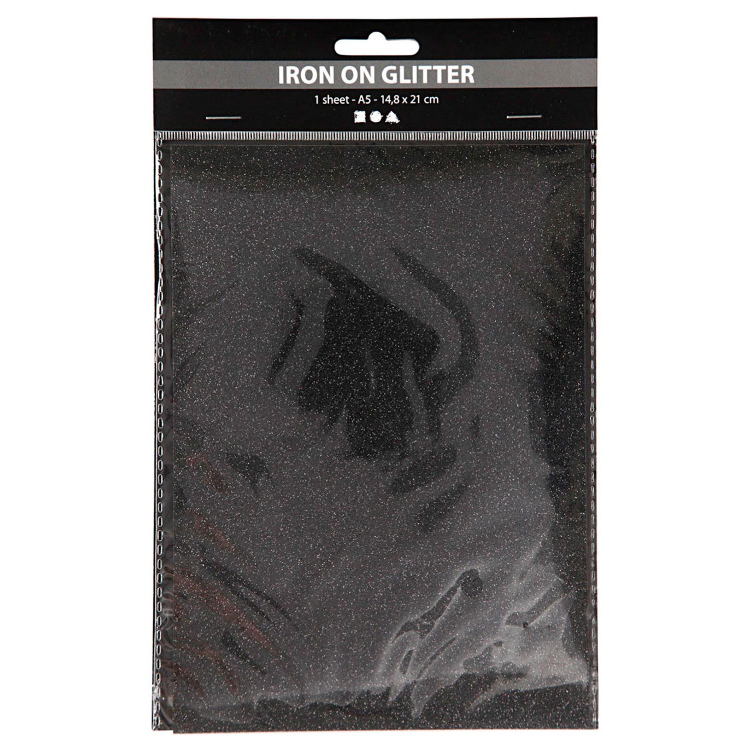 Irgon Foil Glitter Black, A5