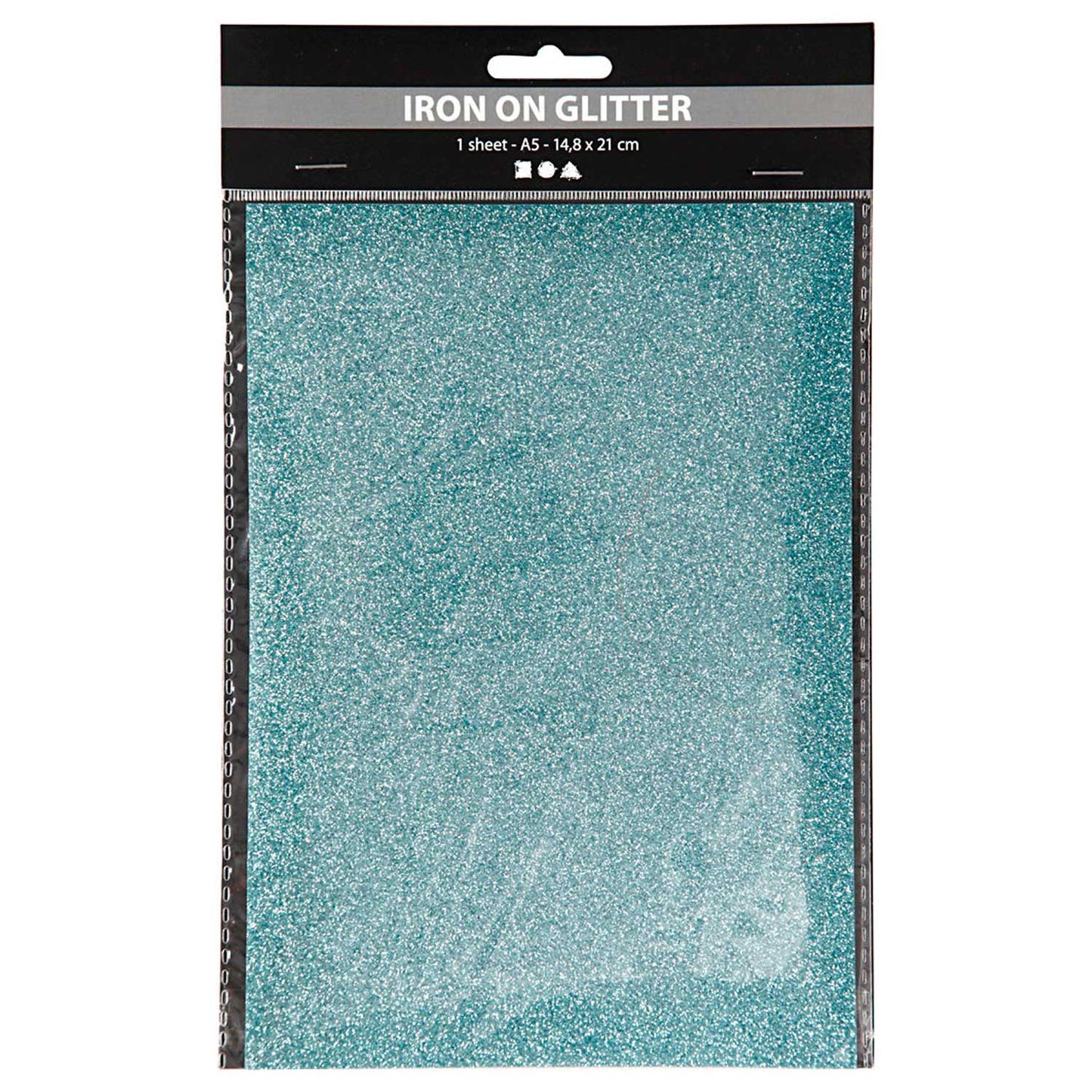 Rike Foil paillette bleu clair, A5