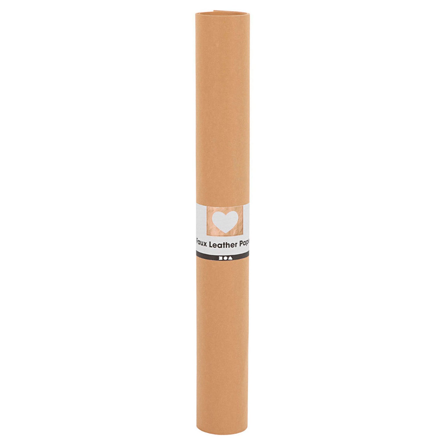 Papier en cuir faux marron clair, 1mtr.
