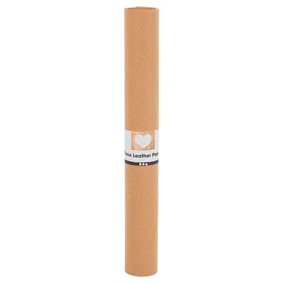 Papier en cuir faux marron clair, 1mtr.
