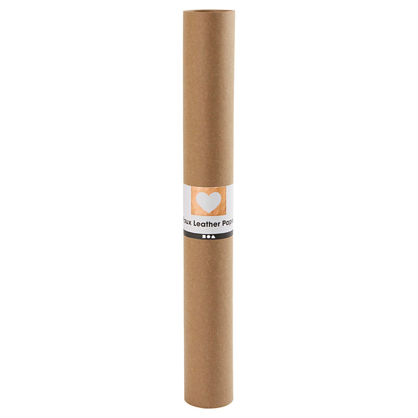 Papier en cuir faux marron foncé, 1mtr.