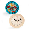Horloge avec cadre en bois