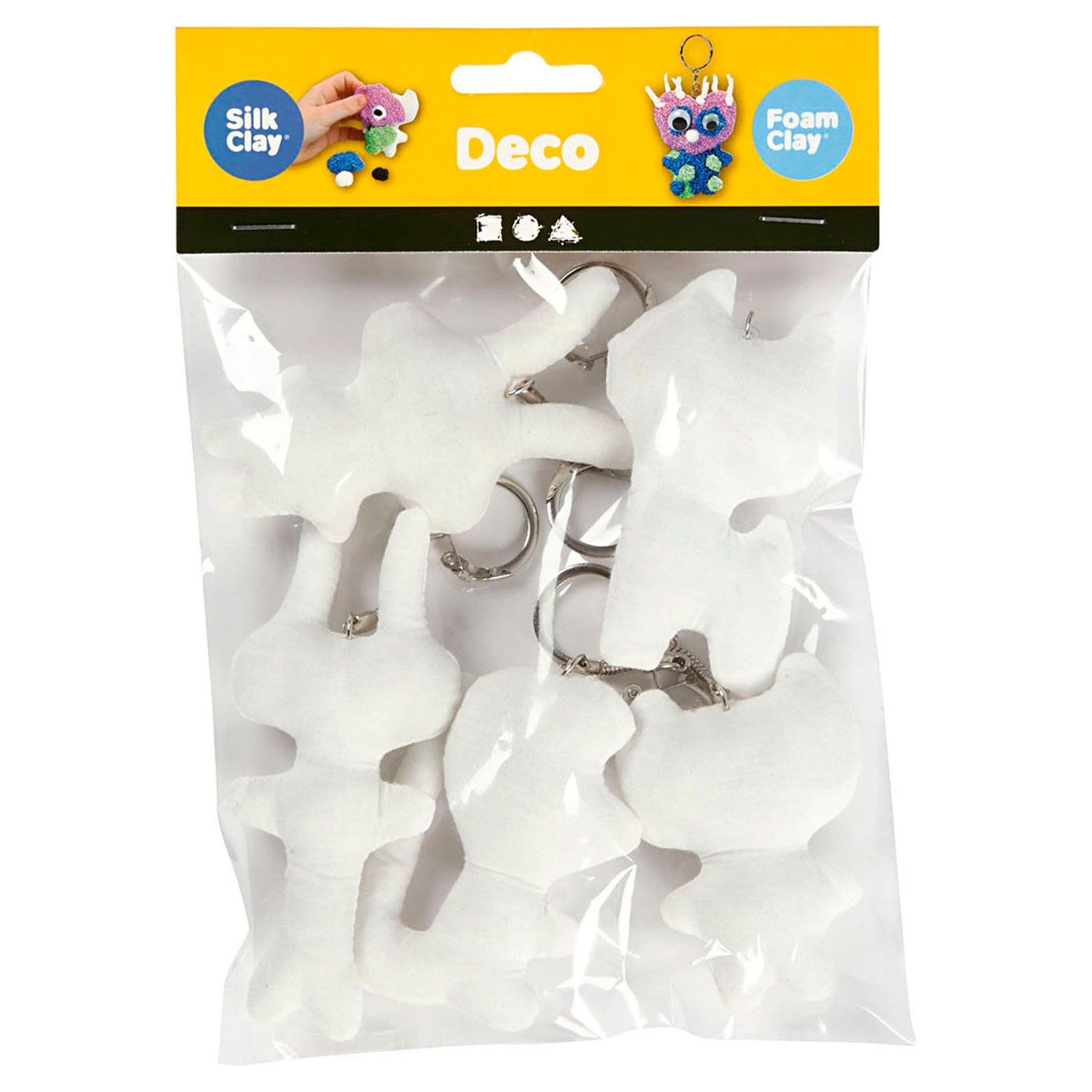 Creativ Company Fabric Animals Key Ring, 5e.