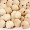 Perles en bois, Ø 2cm, 200pcs.