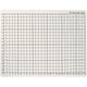 Caoutchouc de tapis coupé avec lignes de grille, 22x30 cm