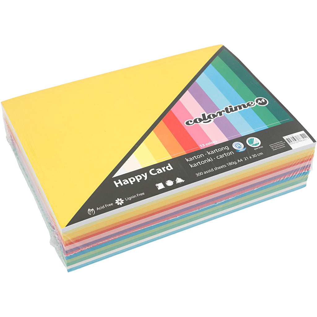 Creativ Company Spring Carton Color A4, 180gr, 300 feuilles