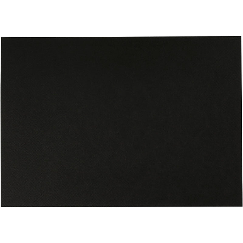 Papier aquarelle noir A4 300gr, 10 feuilles