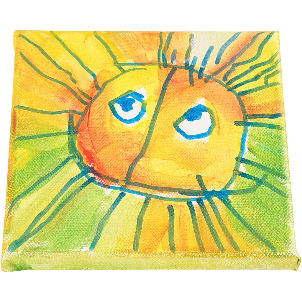 Toile artistique, 15x15 cm