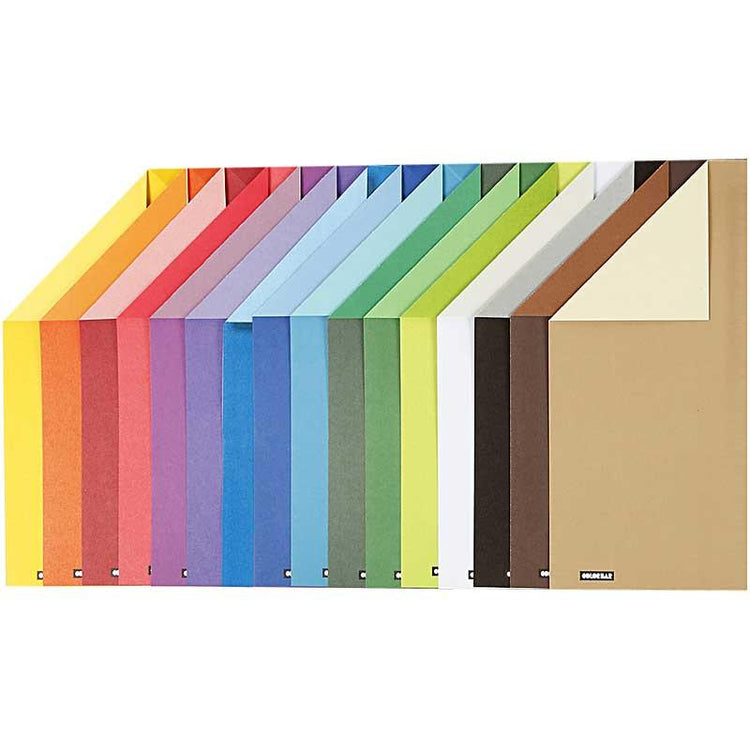 Couleur Bar Papier Couleur A4 100gr, 16 feuilles