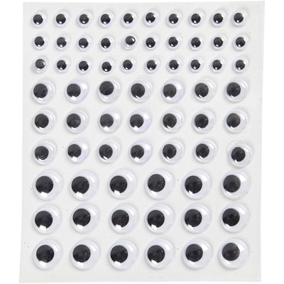 Creativ Company Wiebelogen White Self-Adhesive, 69st.