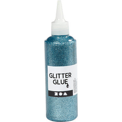 Creativ Company Glitter Glue Light Bleu, 118 ml