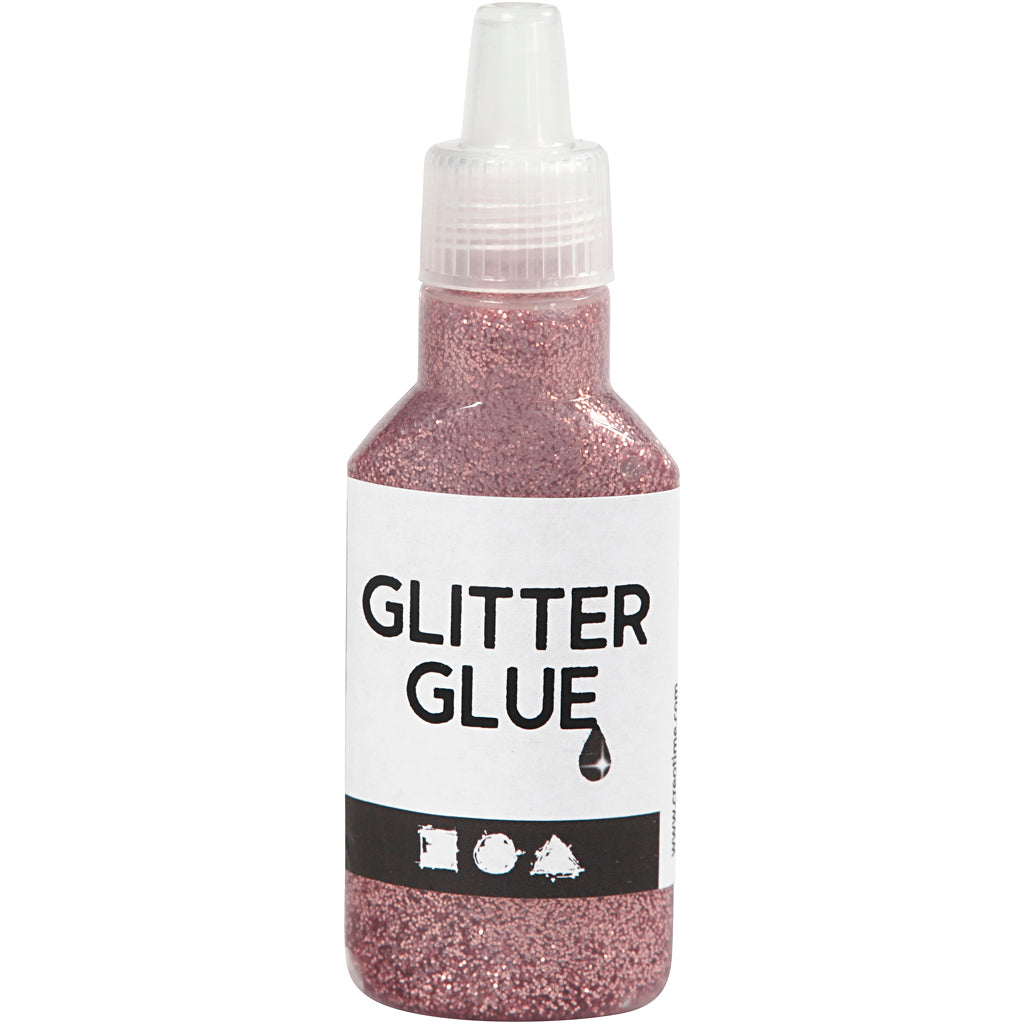 Creativ Company Glitter Glue Pink, 25 ml